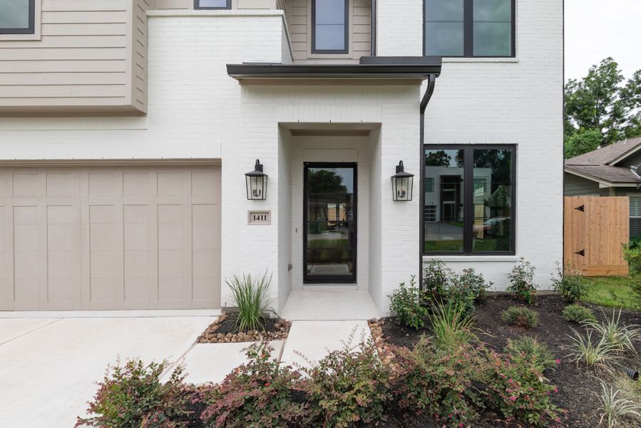 Exterior details and patio area of a home in , Houston (Image 2).