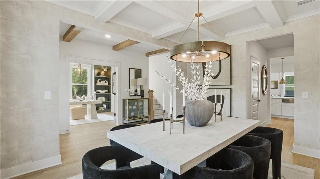 Furnished interior view inside a new home in Brighton, Locust Grove (Image 43).
