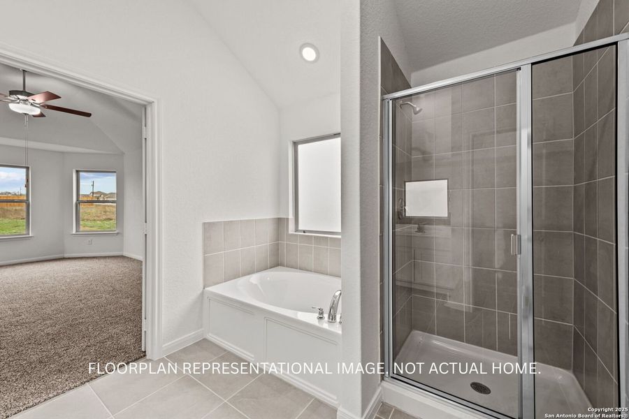 Furnished interior view inside a new home in Greenspoint Heights, Seguin (Image 5).