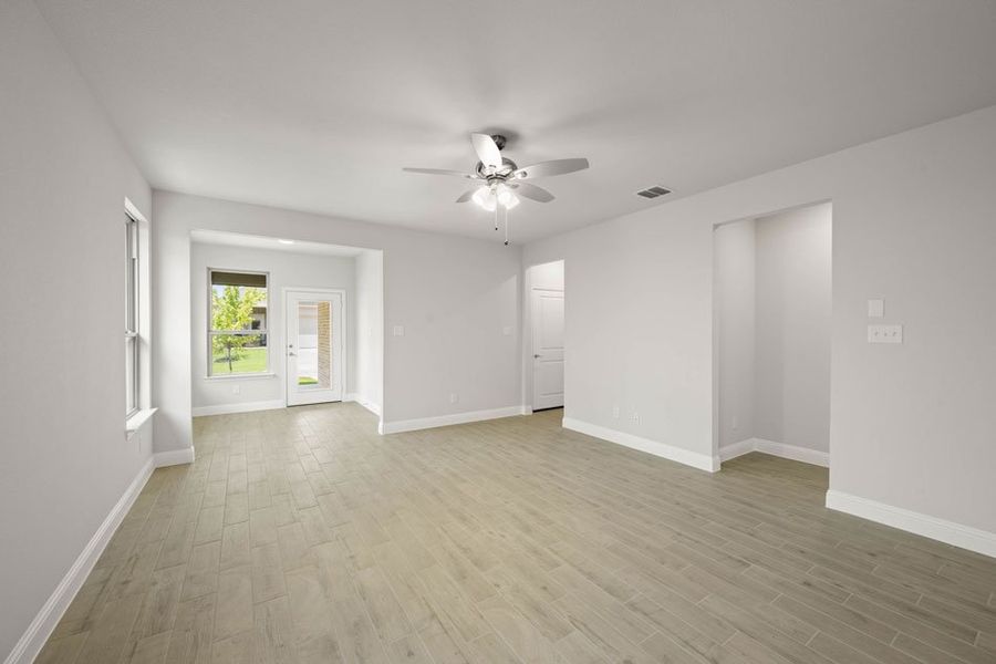 Front exterior of a new home in Redden Farms – Active Adult, Midlothian, TX, highlighting curb appeal (Image 17). Front exterior of a new home in Redden Farms – Active Adult, Midlothian, TX, highlighting curb appeal (Image 17).