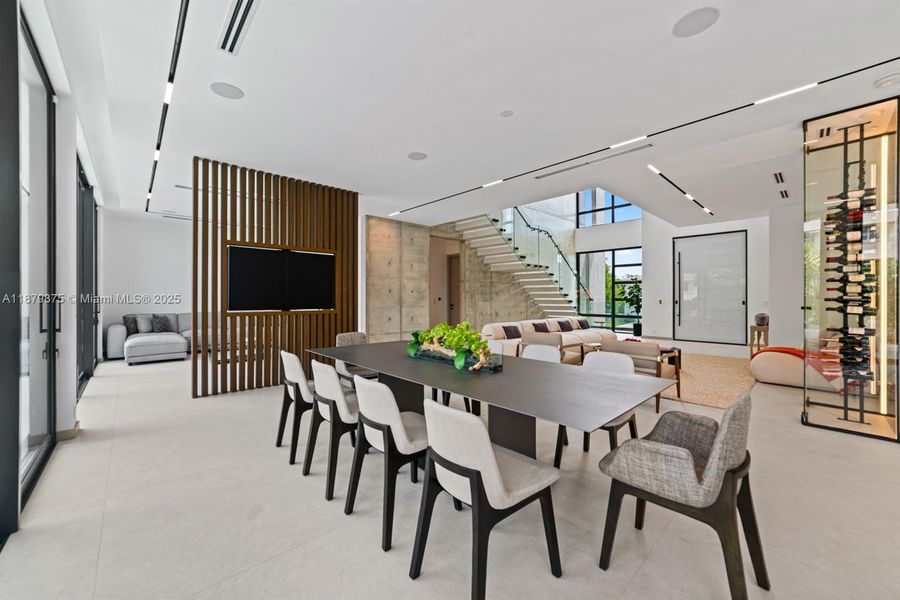 Furnished interior view inside a new home in , Miami Shores (Image 7).