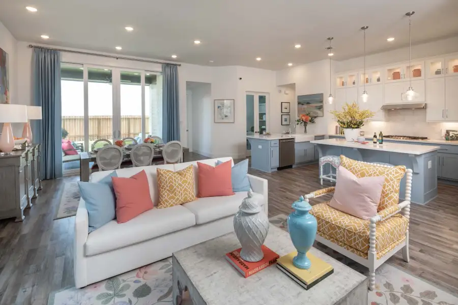 Representative Family Room - some options shown