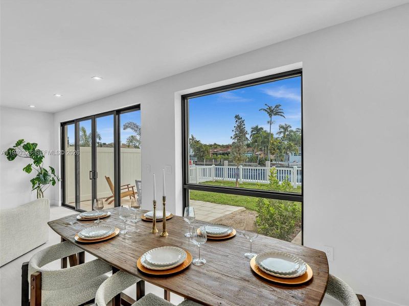Furnished interior view inside a new home in , Dania Beach (Image 12).