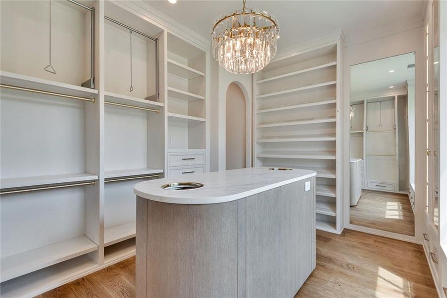 Furnished interior view inside a new home in , Alpharetta (Image 36).