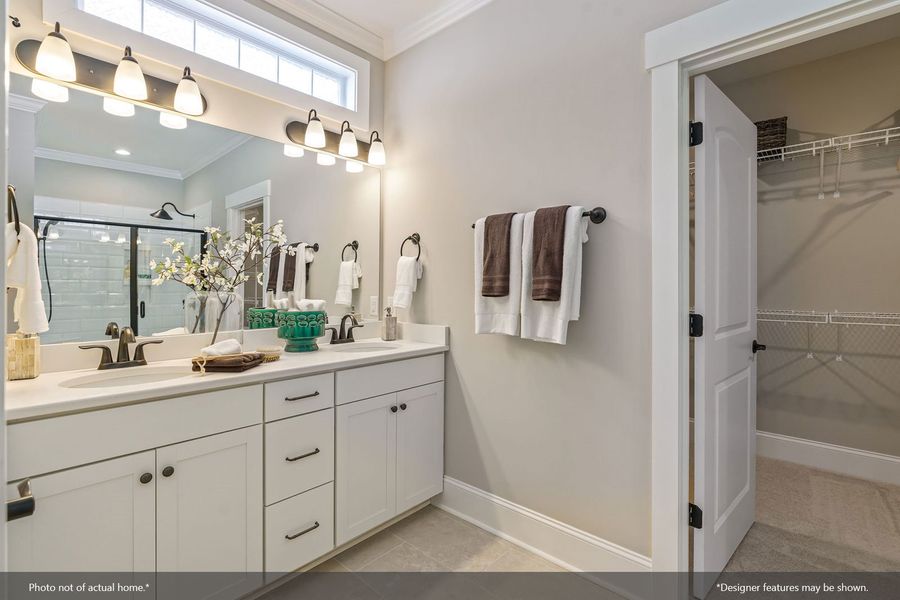 Furnished interior view inside a new home in Indigo at Abbey Preserve, Wilmington (Image 9).