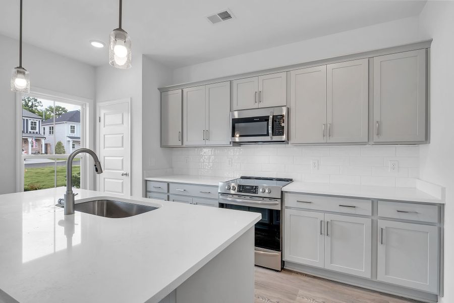 Representative furnished interior of a home built from the Grayson by Parkside Builders in Anderson Park, Hendersonville (Image 19).