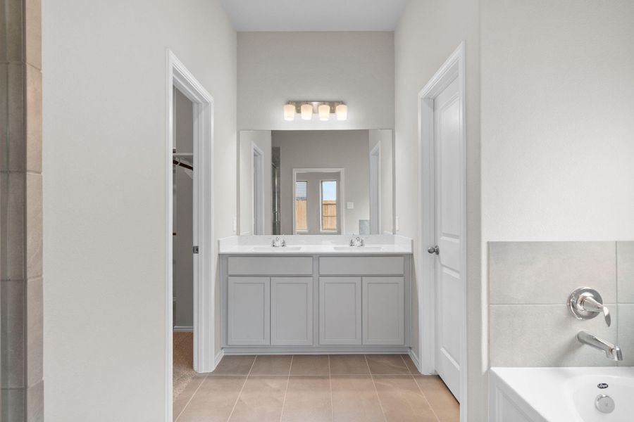 Furnished interior view inside a new home in The Highlands, Porter (Image 7).