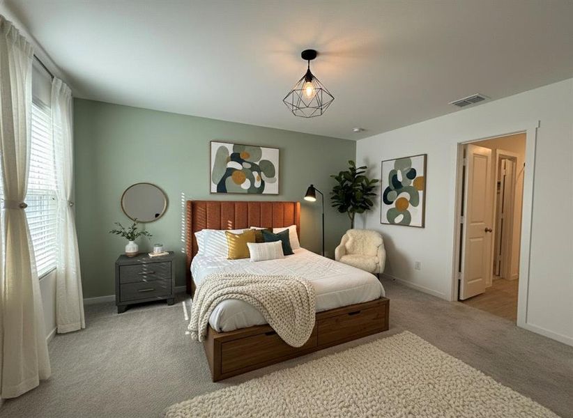 Furnished interior view inside a new home in , Forney (Image 17). Furnished interior view inside a new home in , Forney (Image 17).