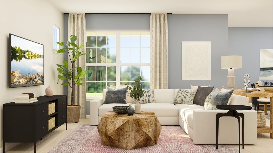Representative furnished interior of a home built from the Beech by Lennar in Elizabeth: Arbor, Fort Mill (Image 16).