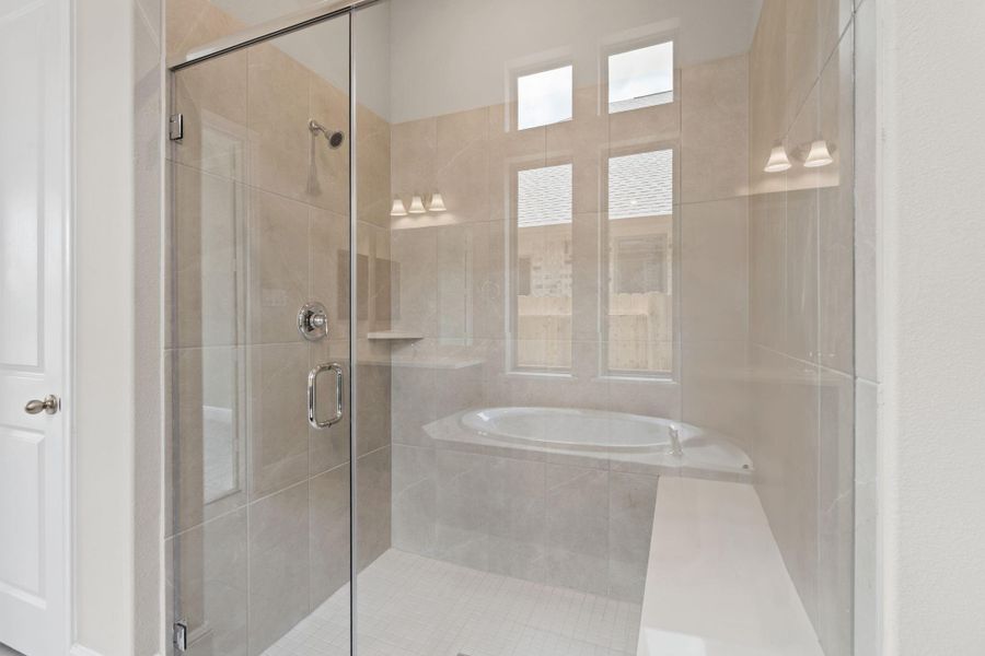 Furnished interior view inside a new home in Coastal Point, League City (Image 6).