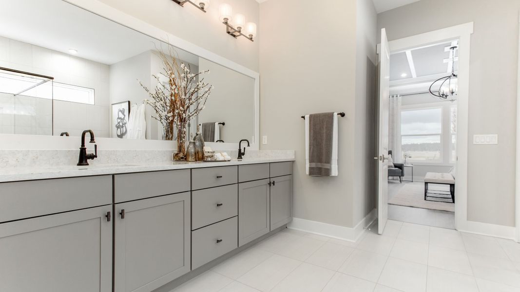 Owner's Bath - Dual Vanity