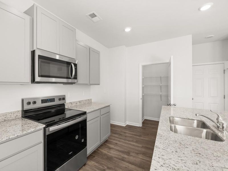 Furnished interior view inside a new home in Pointe Park, Union City (Image 7).