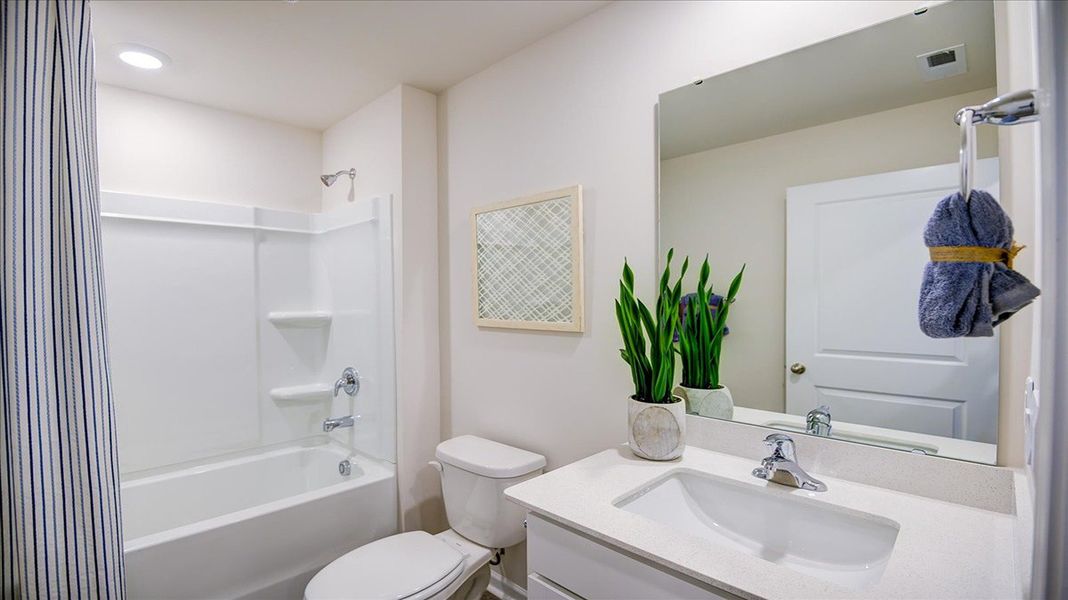 Furnished interior view inside a new home in Bynum Farms, Farmville (Image 8).
