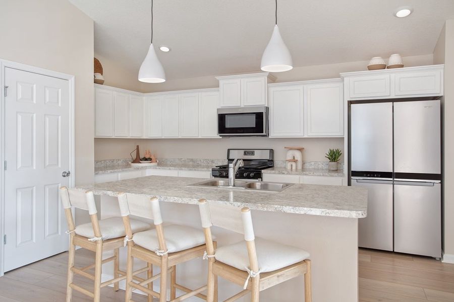 Representative furnished interior of a home built from the 1501 Modeled by KB Home in Maplewood, St. Augustine (Image 6).