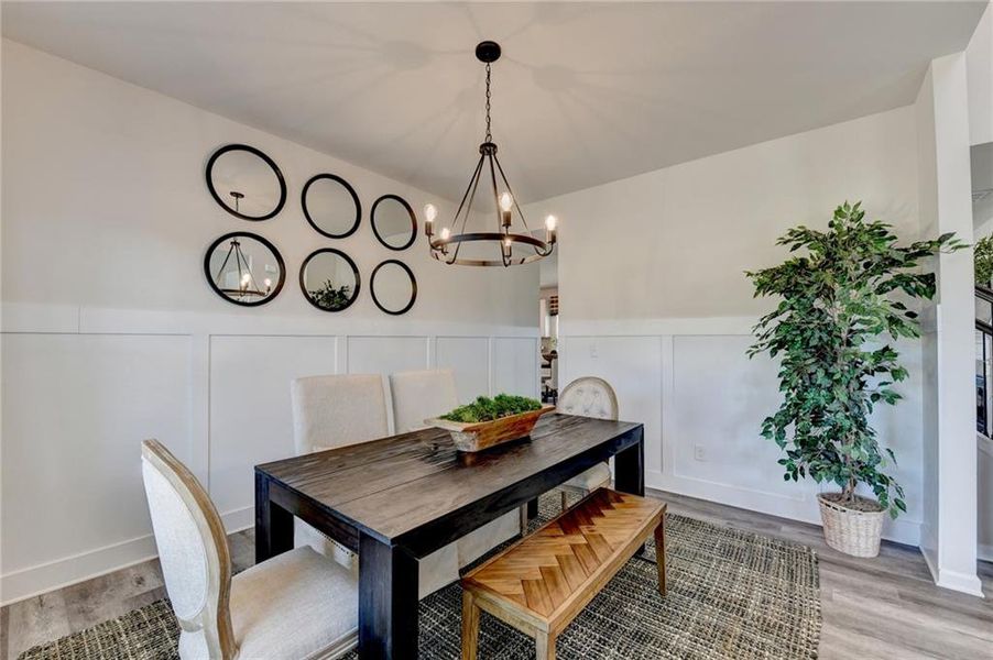 Furnished interior view inside a new home in , Auburn (Image 8).