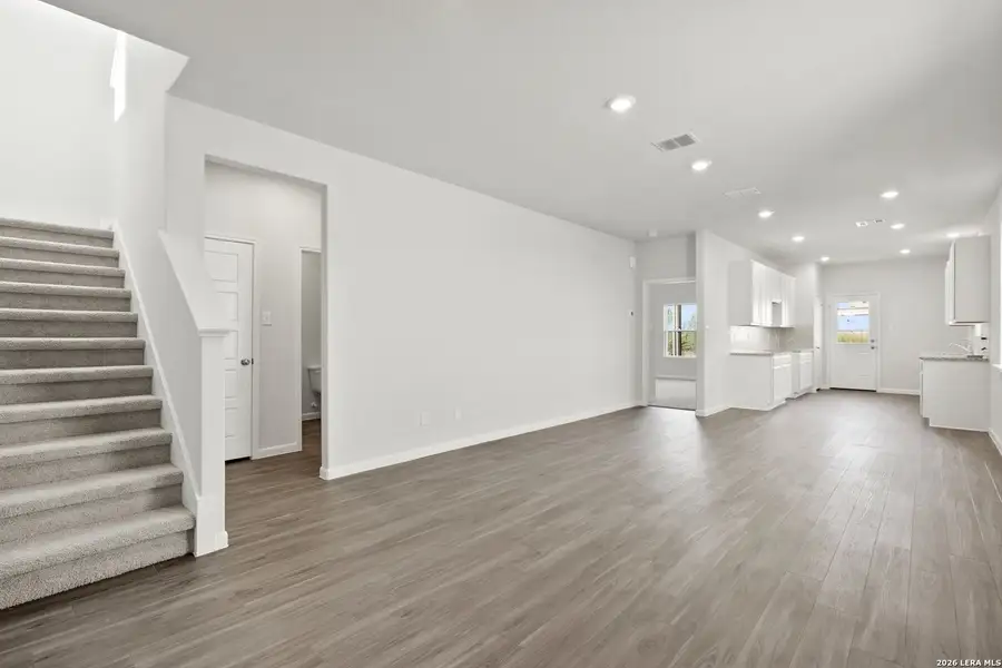 Spacious, unfurnished interior of a new home in Katzer Ranch, Converse (Image 17). Spacious, unfurnished interior of a new home in Katzer Ranch, Converse (Image 17).