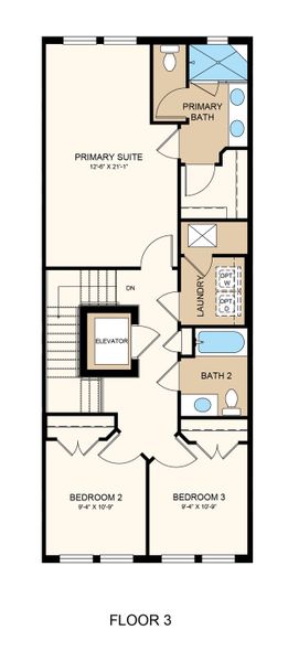2D floor plan layout of this home in Seahaven, Punta Gorda, FL (Image 3).