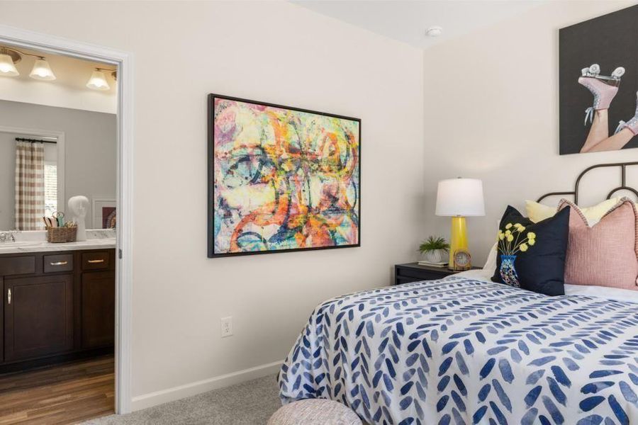 Furnished interior view inside a new home in Sycamore Crest, Calhoun (Image 23).