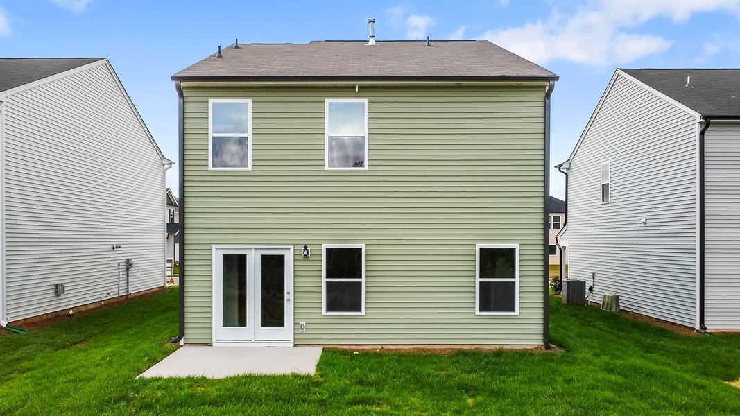 Exterior details and patio area of a home in Bell West, Kernersville (Image 3).
