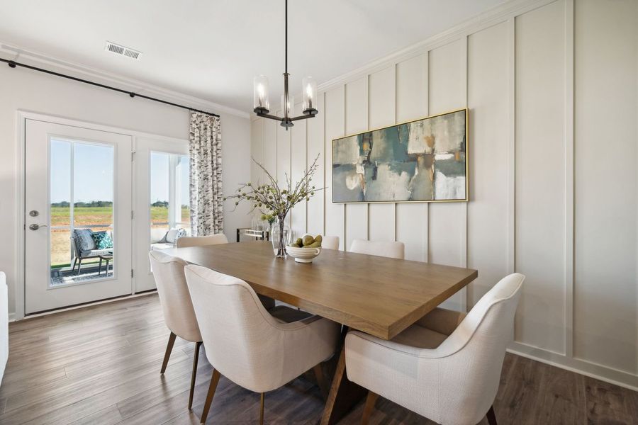 Furnished interior view inside a new home in The Retreat at Laurelbrook, Sherrills Ford (Image 7).