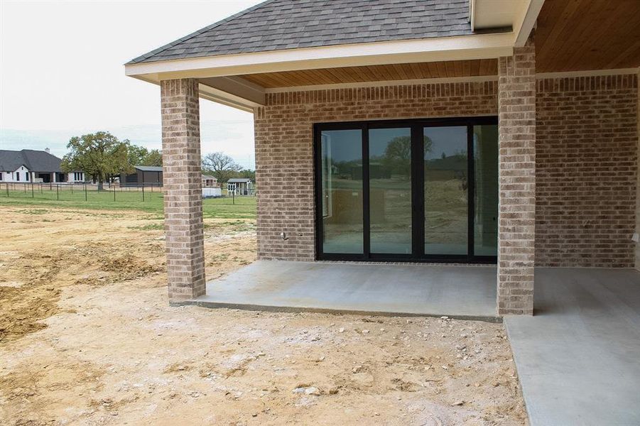Exterior details and patio area of a home in , Weatherford (Image 3). Exterior details and patio area of a home in , Weatherford (Image 3).