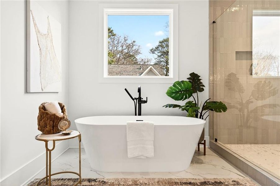 Furnished interior view inside a new home in , Brookhaven (Image 49).