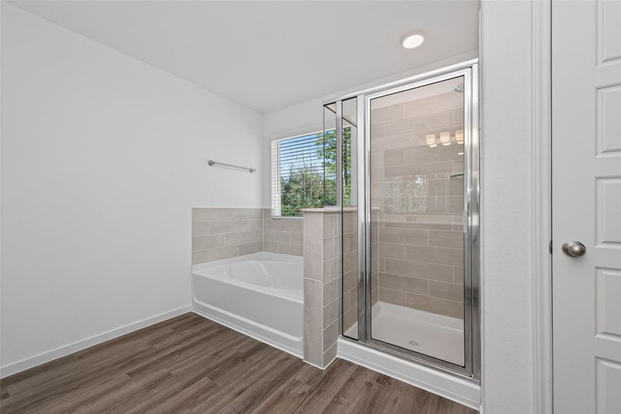 Furnished interior view inside a new home in Enclave at Willis, Willis (Image 13).