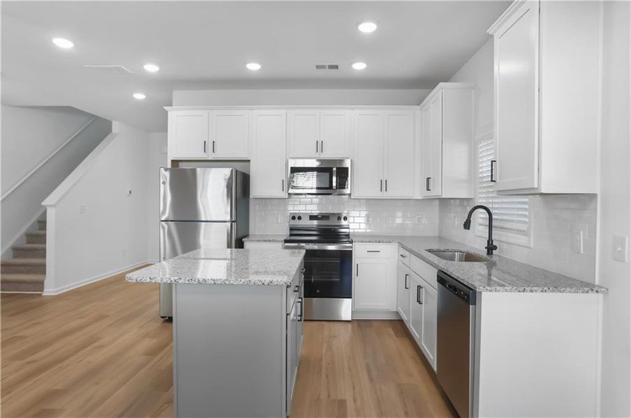 Furnished interior view inside a new home in , Cleveland (Image 7).