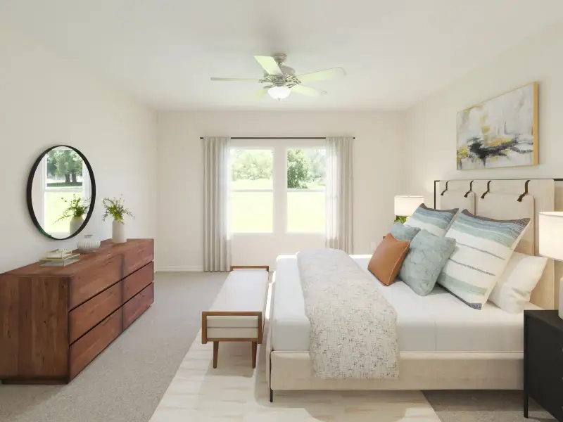 Furnished interior view inside a new home in Parks at Foster Crossing - Premier Series, Anna (Image 6). Furnished interior view inside a new home in Parks at Foster Crossing - Premier Series, Anna (Image 6).