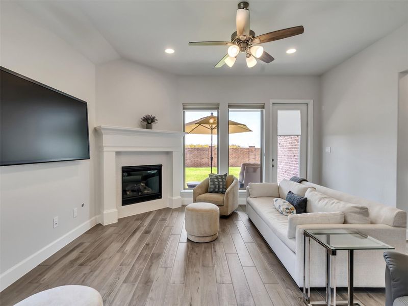 Furnished interior view inside a new home in Marvida, Cypress (Image 10).