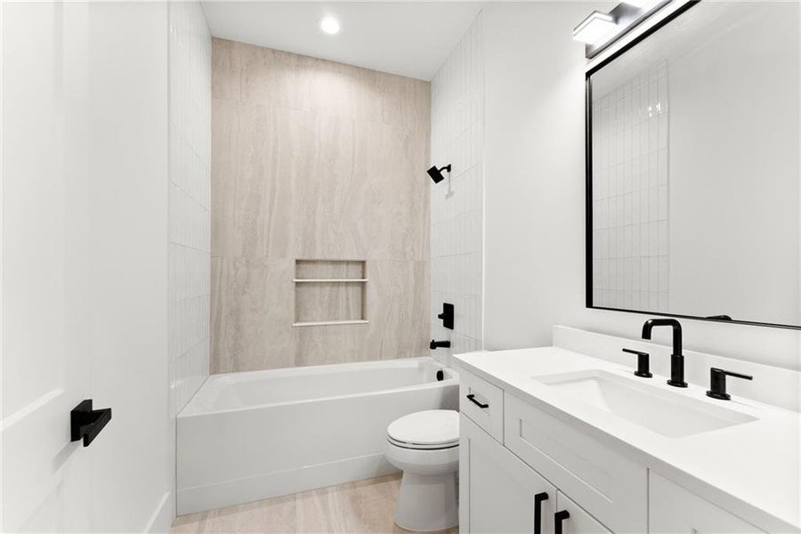 Furnished interior view inside a new home in , Hoschton (Image 42).