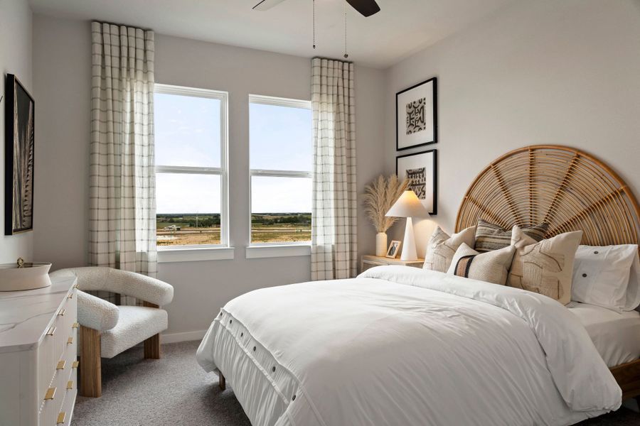Representative furnished interior of a home built from the Tribeca by Tri Pointe Homes in Park Central, Georgetown (Image 42).