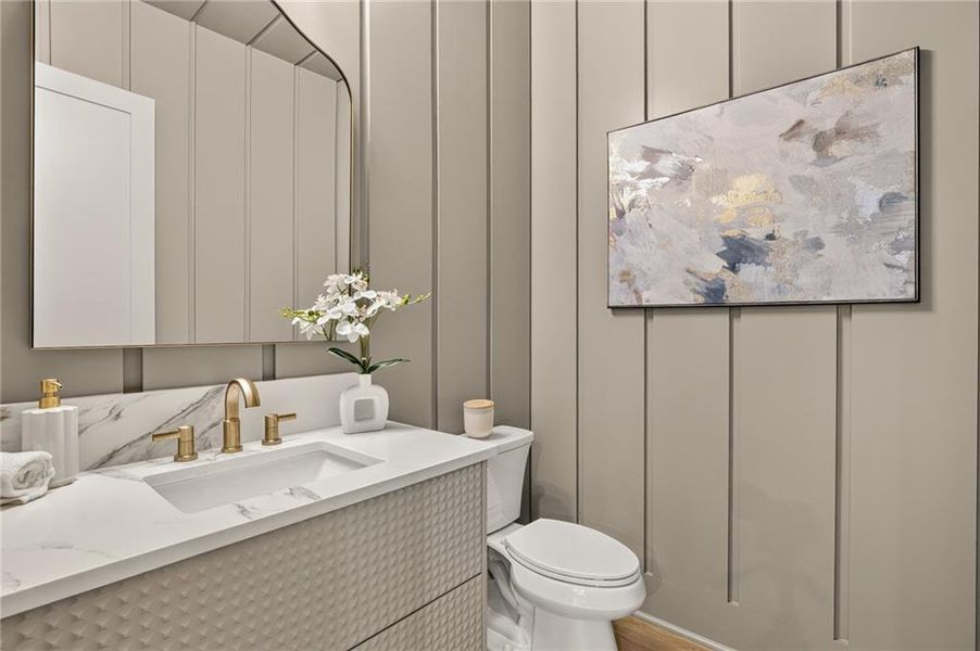 Furnished interior view inside a new home in , Atlanta (Image 29).