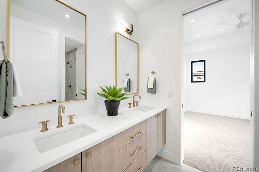 Furnished interior view inside a new home in , Denver (Image 31).