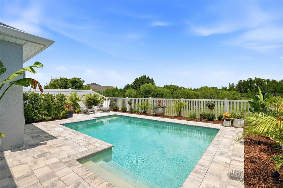 Exterior details and patio area of a home in , Wesley Chapel (Image 3). Exterior details and patio area of a home in , Wesley Chapel (Image 3).