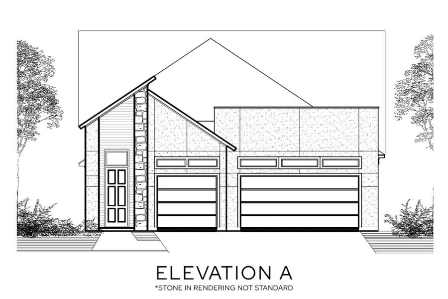 Representative rendering of the exterior for the The Greenville by Lillian Custom Homes (Image 3).