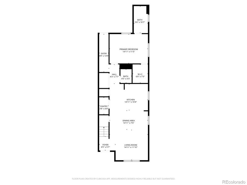 Main level floor plan