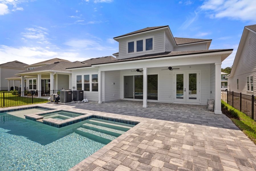 Representative exterior details of a home built from the Walton by Riverside Homes in Mariposa at EverRange, Jacksonville (Image 30).