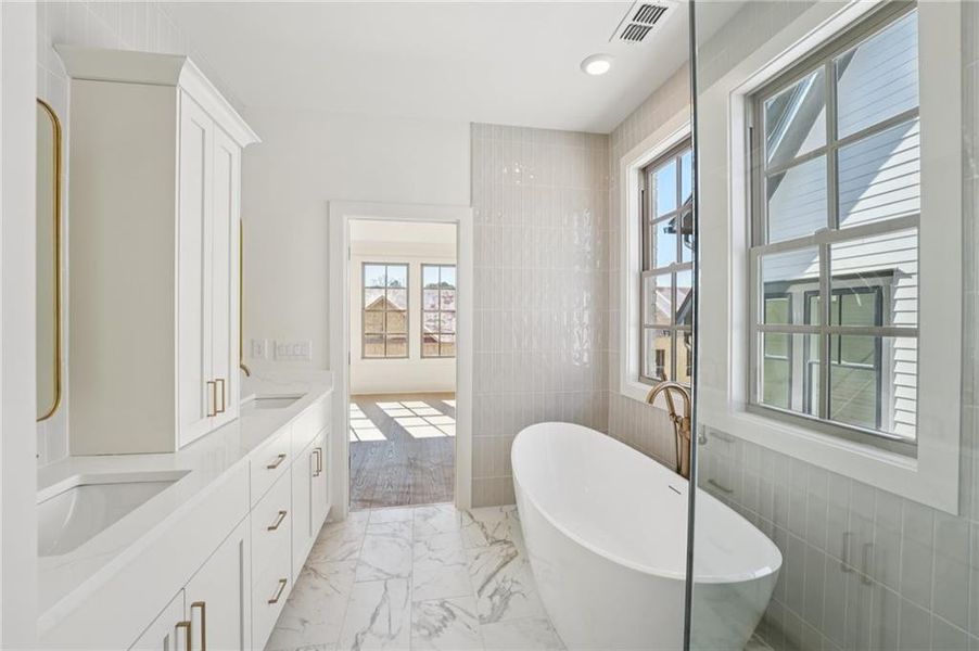 Furnished interior view inside a new home in Park Walke, Alpharetta (Image 17).