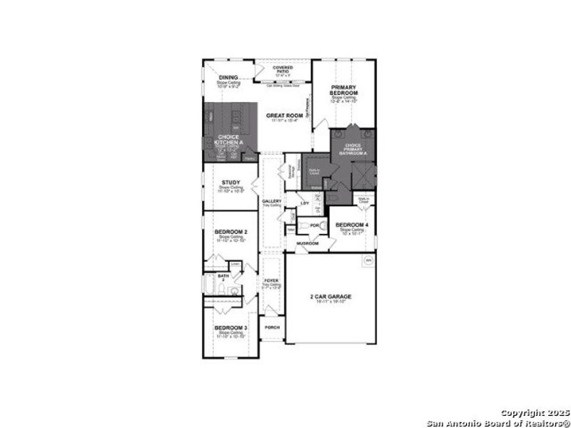 2D floor plan layout of this home in Westridge, San Antonio, TX (Image 2). 2D floor plan layout of this home in Westridge, San Antonio, TX (Image 2).