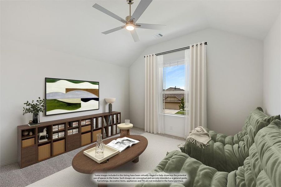 Furnished interior view inside a new home in Hampton Park, Glenn Heights (Image 8).