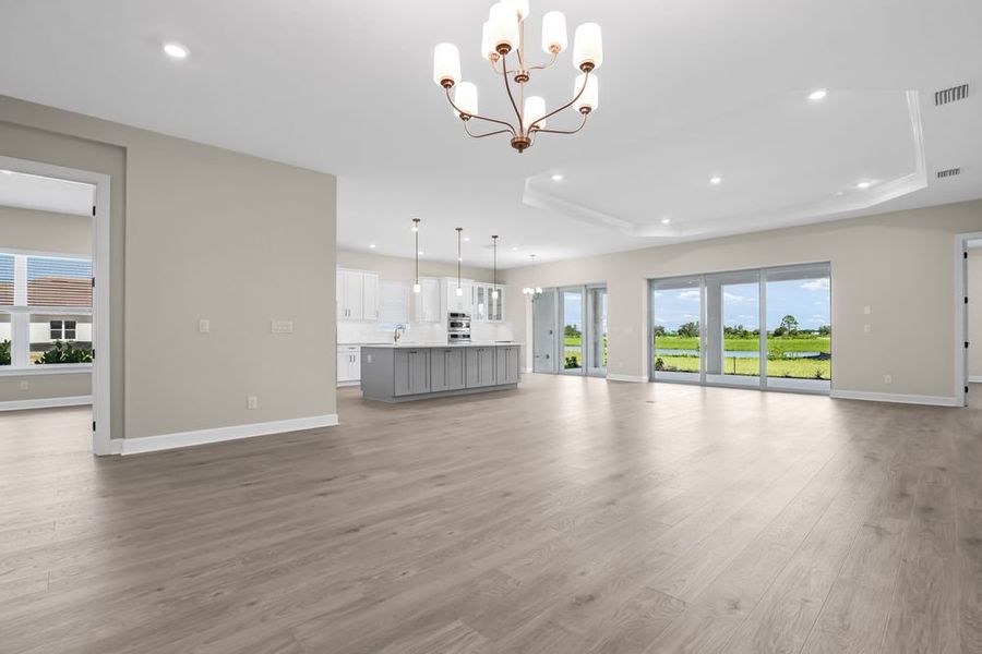 Spacious, unfurnished interior of a new home in Esplanade at Starling, Punta Gorda (Image 22). Spacious, unfurnished interior of a new home in Esplanade at Starling, Punta Gorda (Image 22).