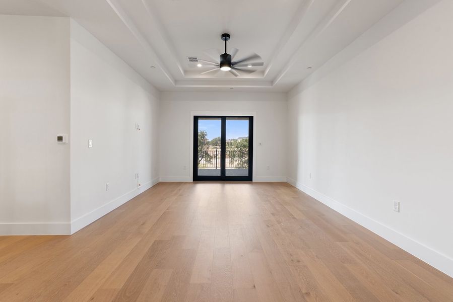 Spacious, unfurnished interior of a new home in Milky Way at River Place, Austin (Image 26).