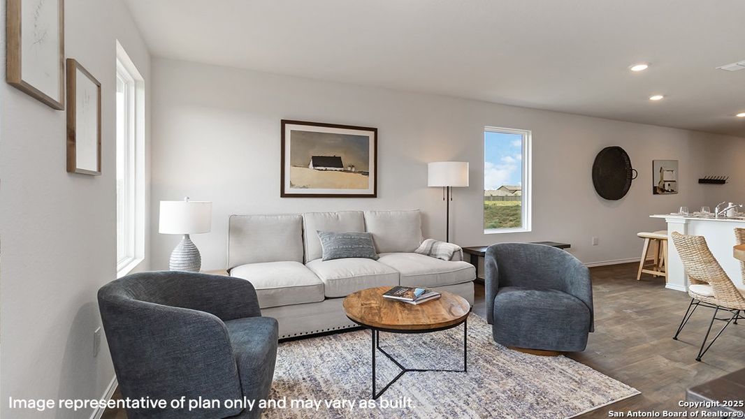 Furnished interior view inside a new home in Avenida, Converse (Image 18).