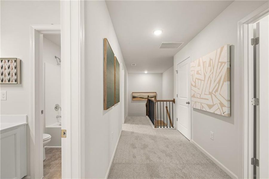 Furnished interior view inside a new home in Kingsmere Estates, Loganville (Image 5).