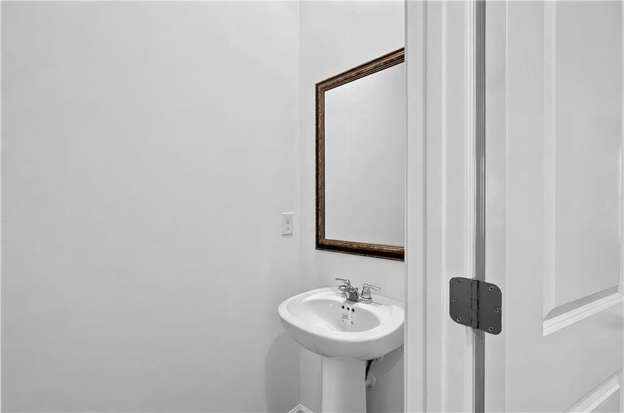 Close-up of interior finishes inside a home in Prentis Branch, Rome (Image 5).