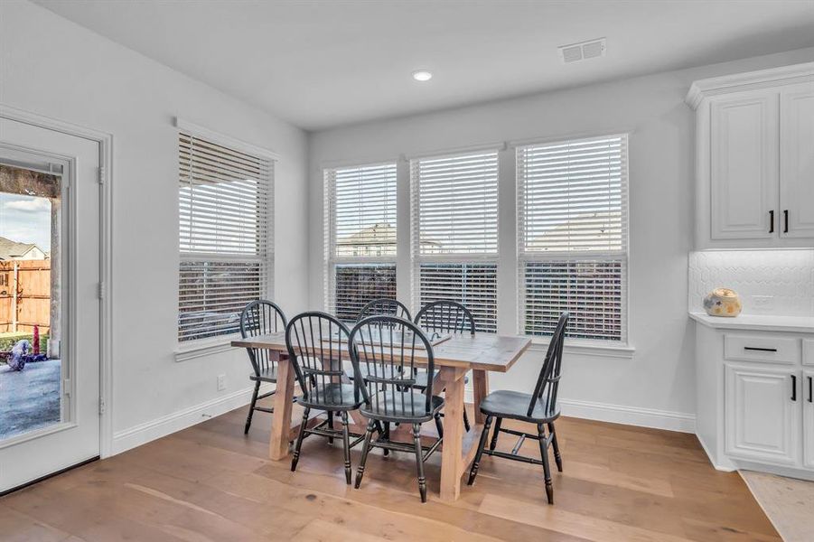 Furnished interior view inside a new home in Country Lakes Classic 50, Denton (Image 18). Furnished interior view inside a new home in Country Lakes Classic 50, Denton (Image 18).