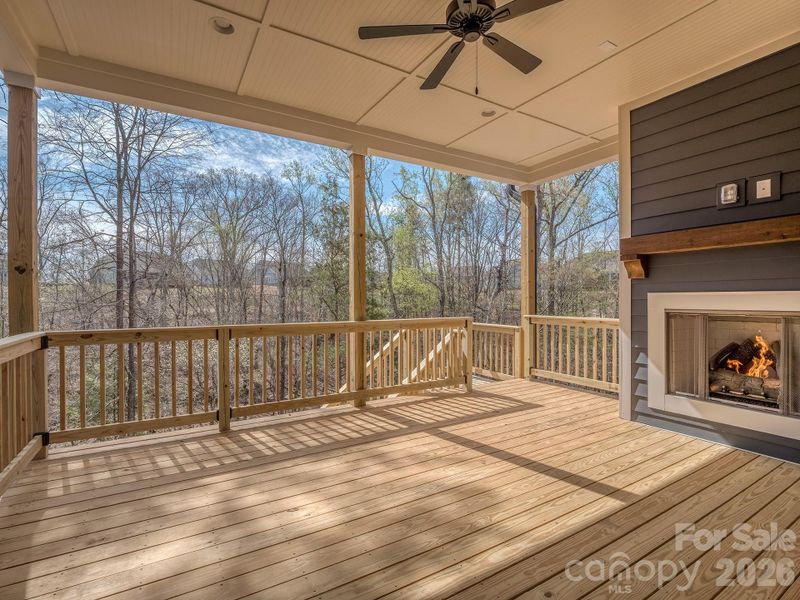 Exterior details and patio area of a home in , York (Image 26).