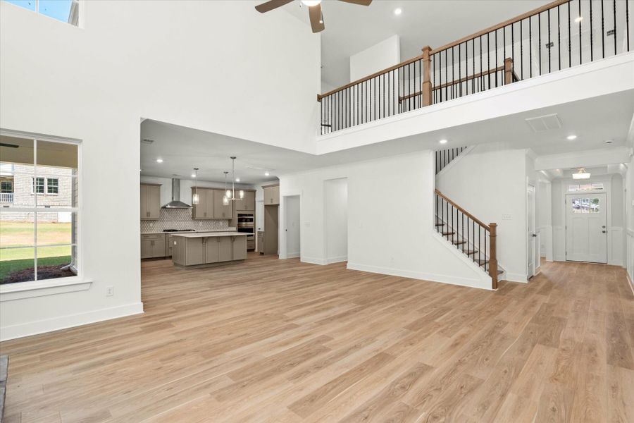 Furnished interior view inside a new home in The Village at Horse Creek, Graniteville (Image 6). Furnished interior view inside a new home in The Village at Horse Creek, Graniteville (Image 6).