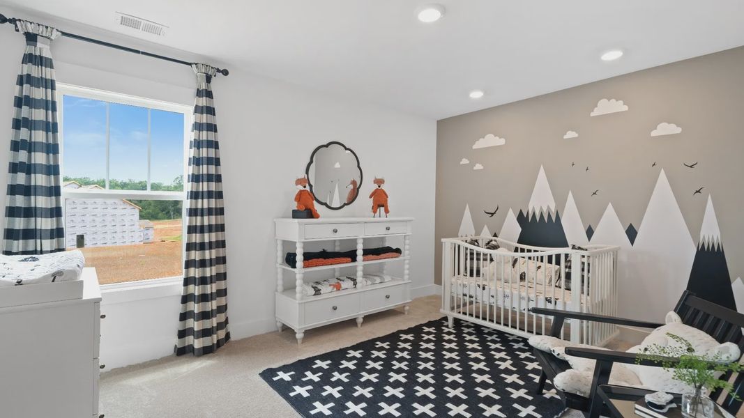 Bedroom of The Drayton Design by DRB Homes